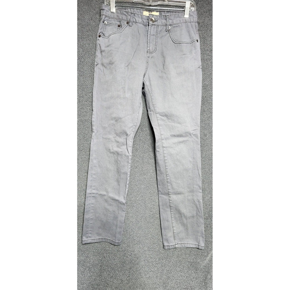 Lucky Brand Gray Cotton Pants Men's Large Slim/Chino Style Casual Stretch